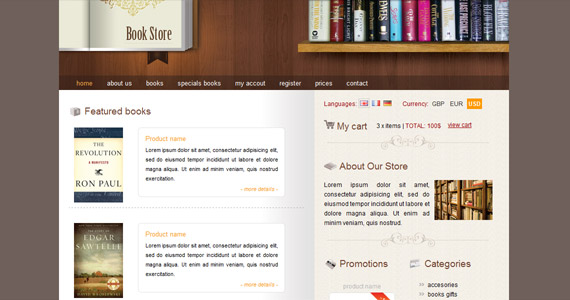 book-store-xhtml-css-template