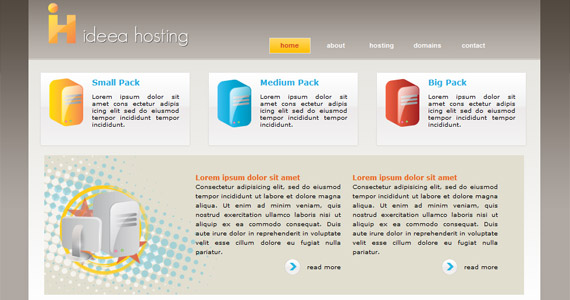 idea-hosting-xhtml-css-template