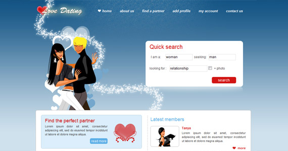love-dating-xhtml-css-template