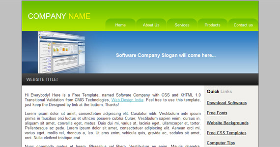 software-company-xhtml-css-template