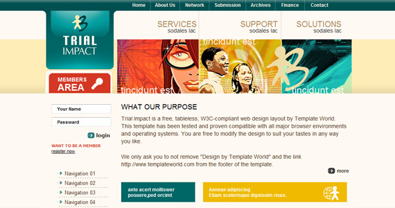 trial-impact-xhtml-css-template