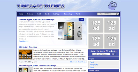 timecaffe-professional-wordpress-theme