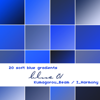 20 soft blue gradients