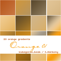 20 soft orange gradients-photoshop