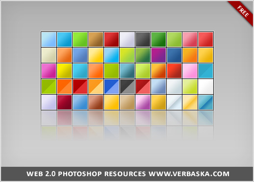 Web 2 0 Photoshop gradients