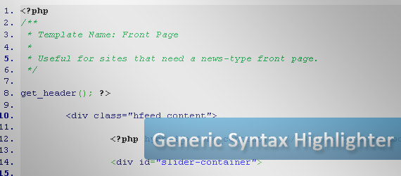 geshi-generic-syntax-highlighter