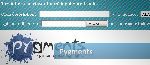 pygments-python-syntax-highlighter