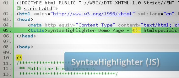 syntaxhighlighter-javascript-syntax-highlighter