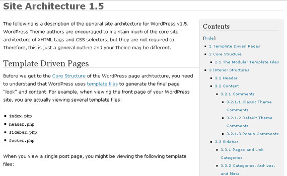 site-architecture-1-5-wordpress-codex
