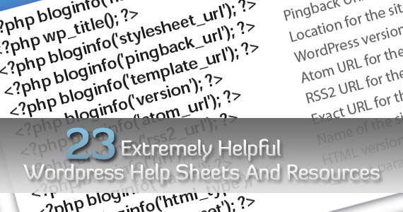 title-23-wordpress-help-sheets-resources