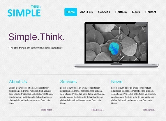 ThinkSimple HTML5 and CSS3 Template