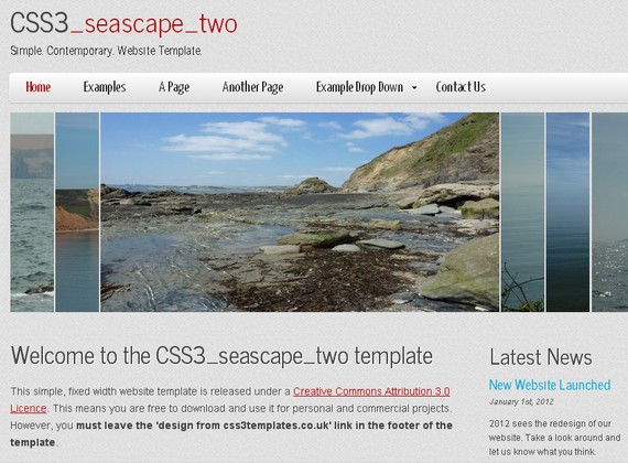  CSS3 Seascape 2