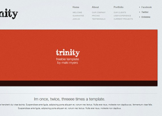 Trinity HTML5 Template